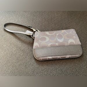 Coach Monogram Wristlet